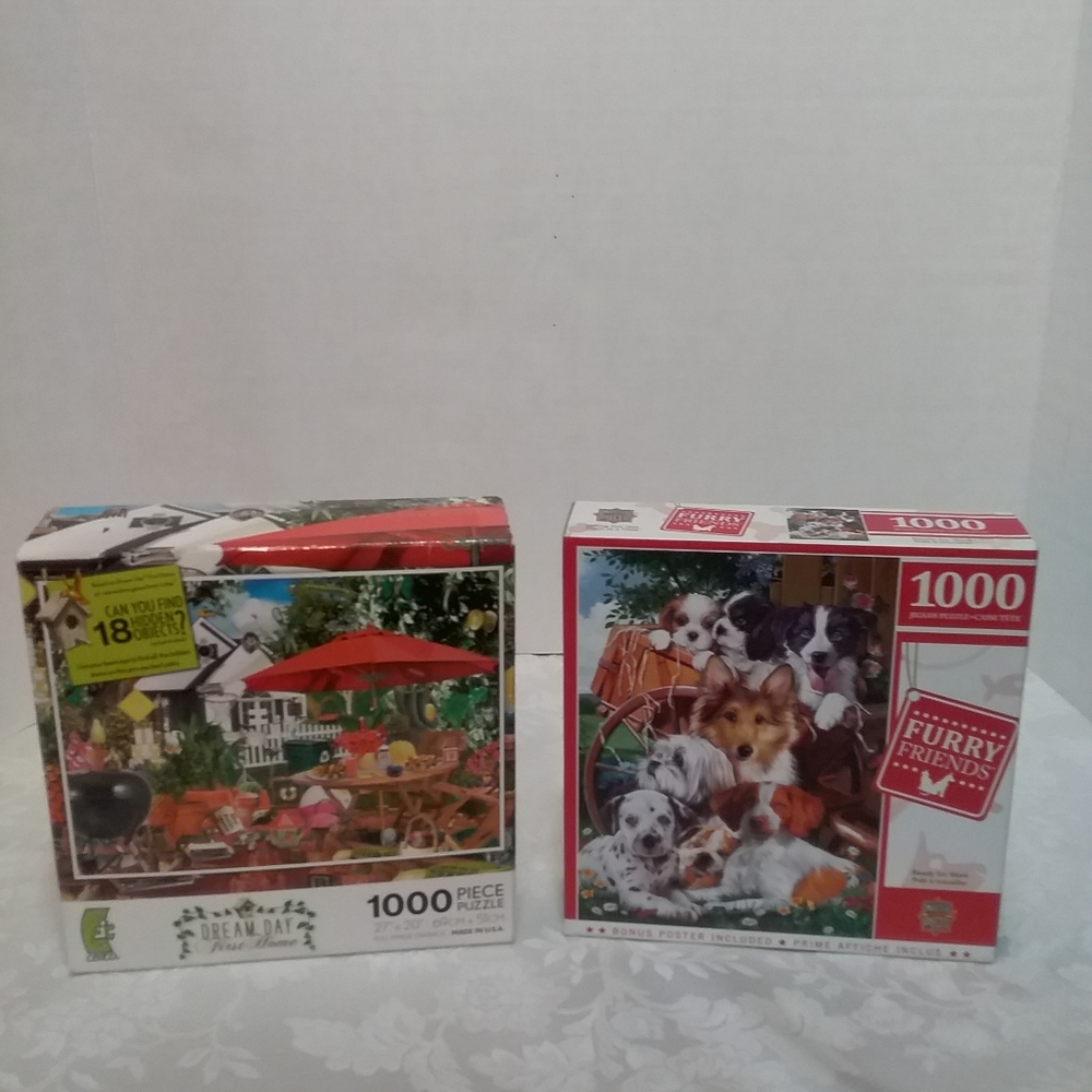 2 New 1000 piece Puzzles - Picture 4 of 8